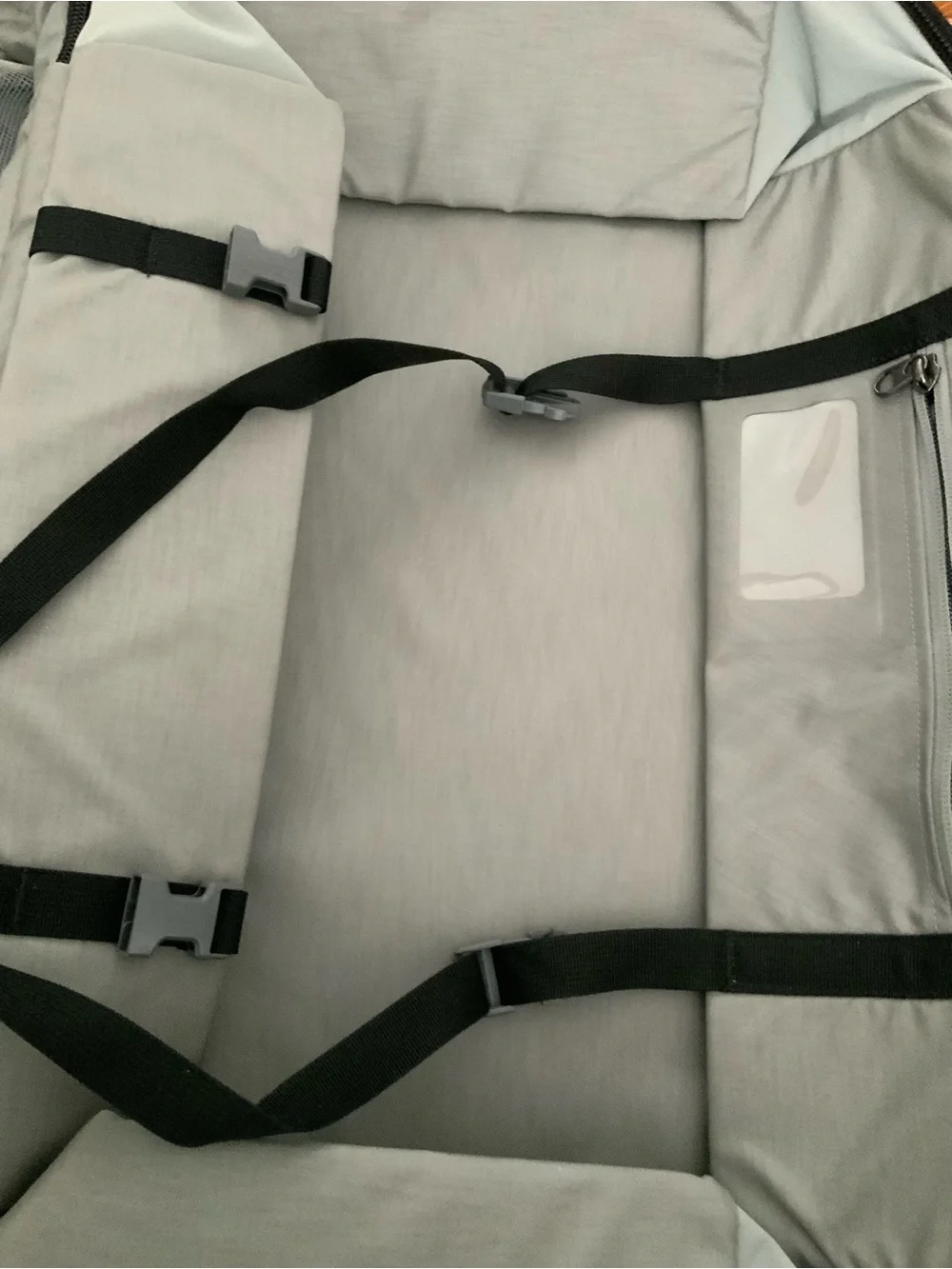 Men's Black Padded Backpack - Everyday Travel Pack